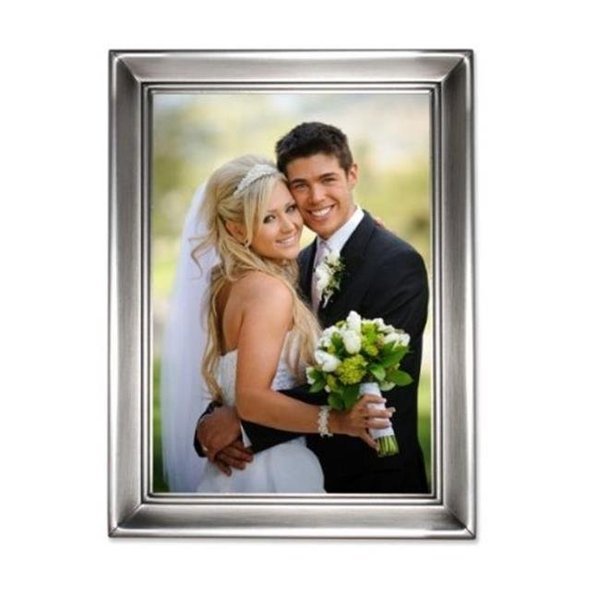Brushed Pewter 5x7 Metal Picture Frame, Blueprints, Mfr#: BL92310
